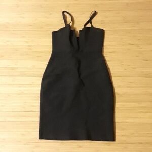 Black Spaghetti Strap Bodycon Dress Small